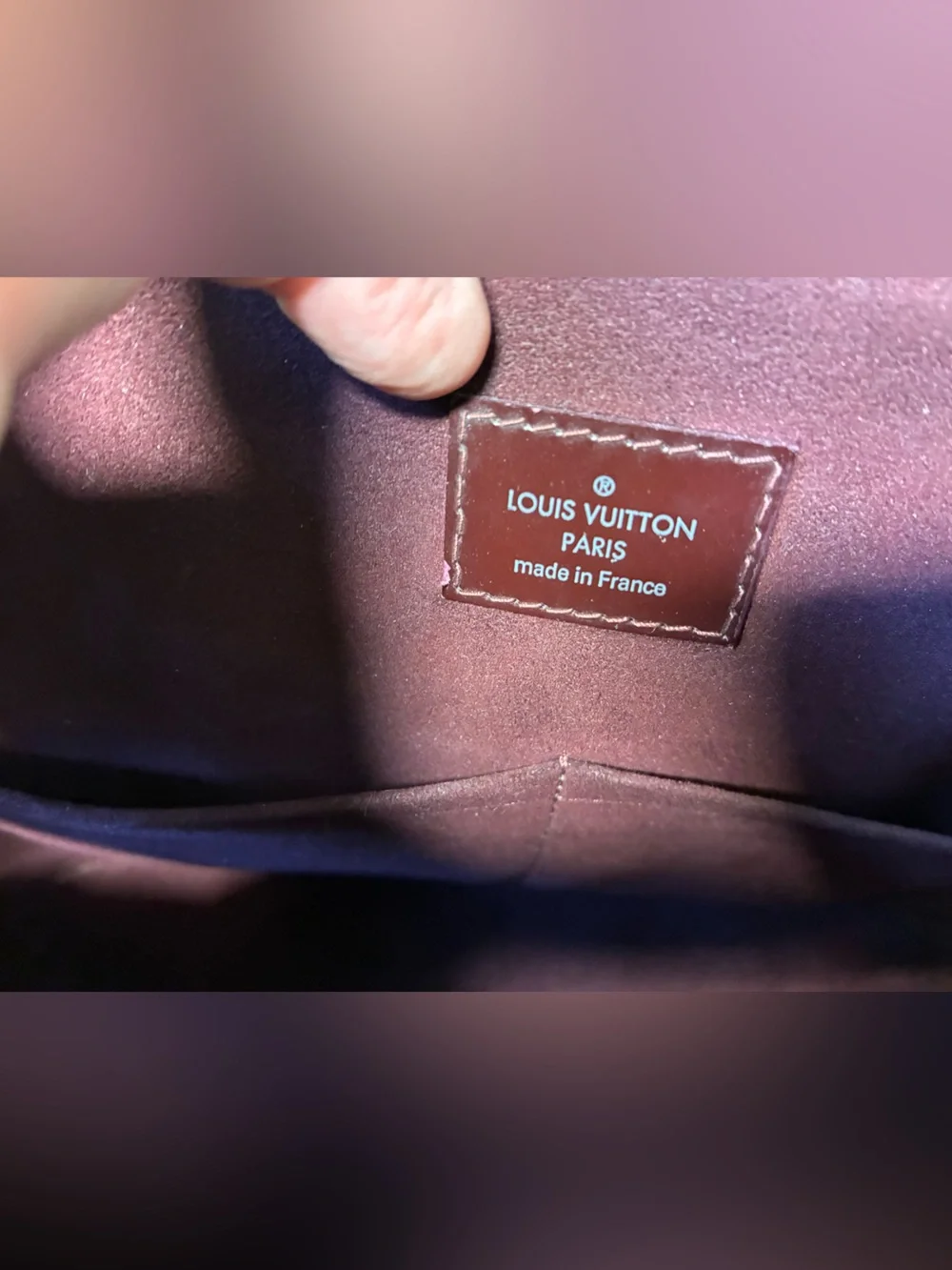 Louis Vuitton polished patent